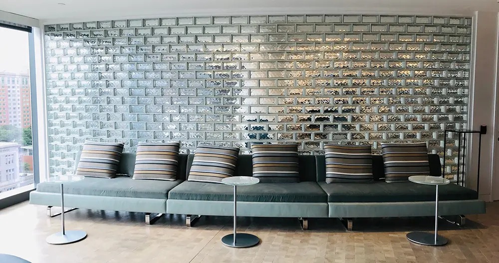solid glass bricks