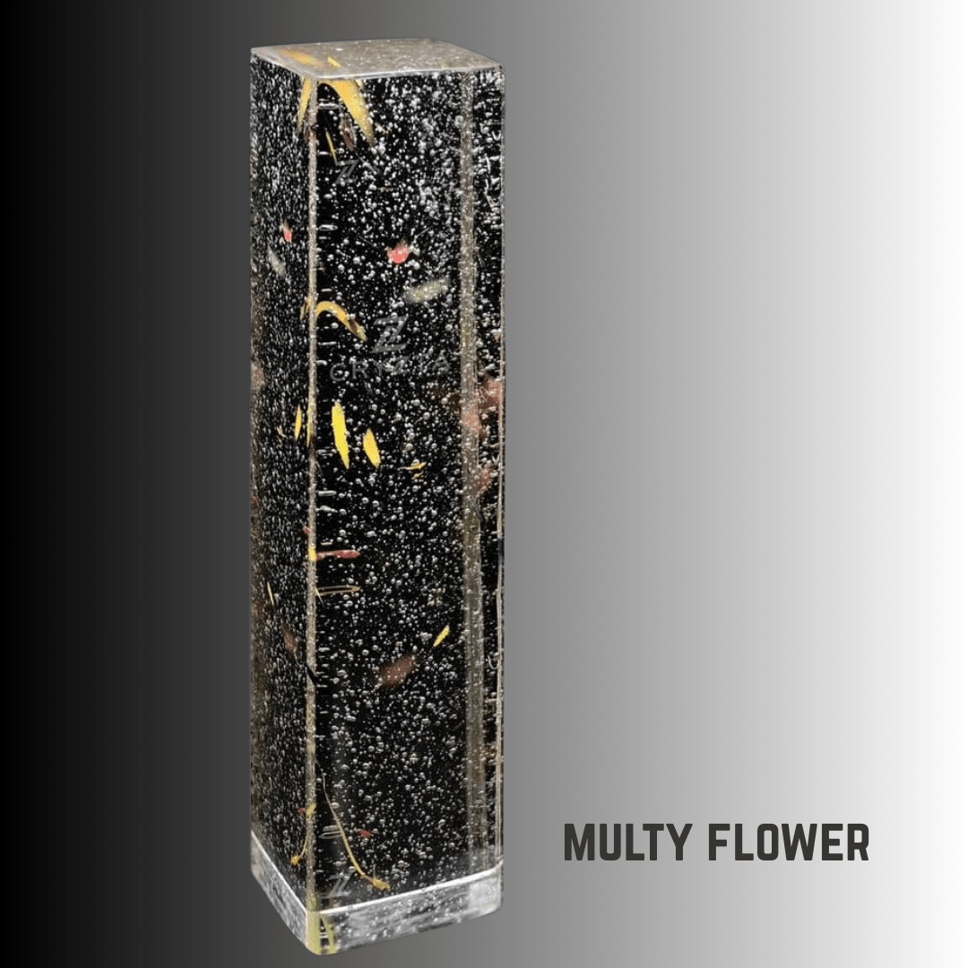 crystal glass pillars for interiors