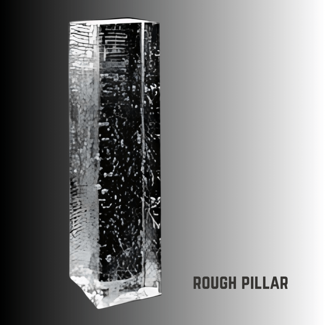 decorative glass pillars designs