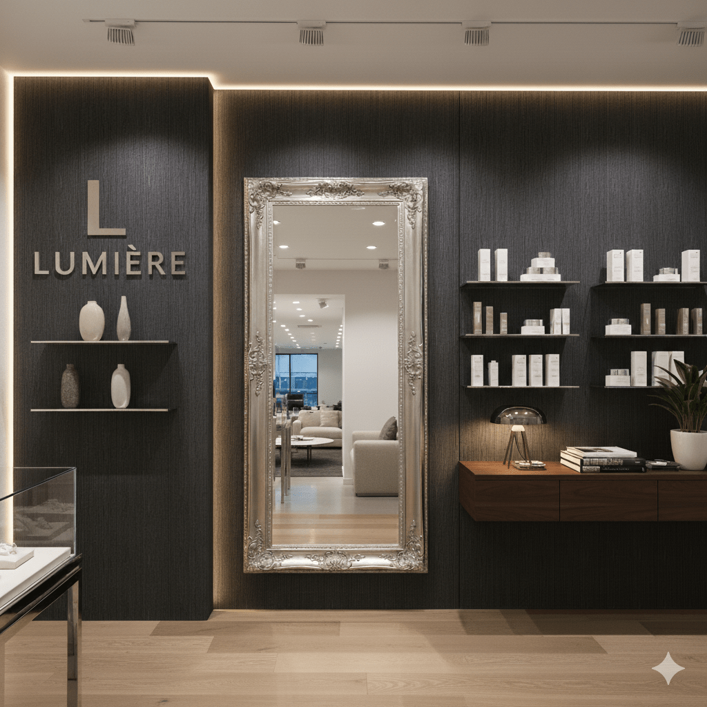 silver mirror in Interior Decoration, Wall Panels & Feature Designs