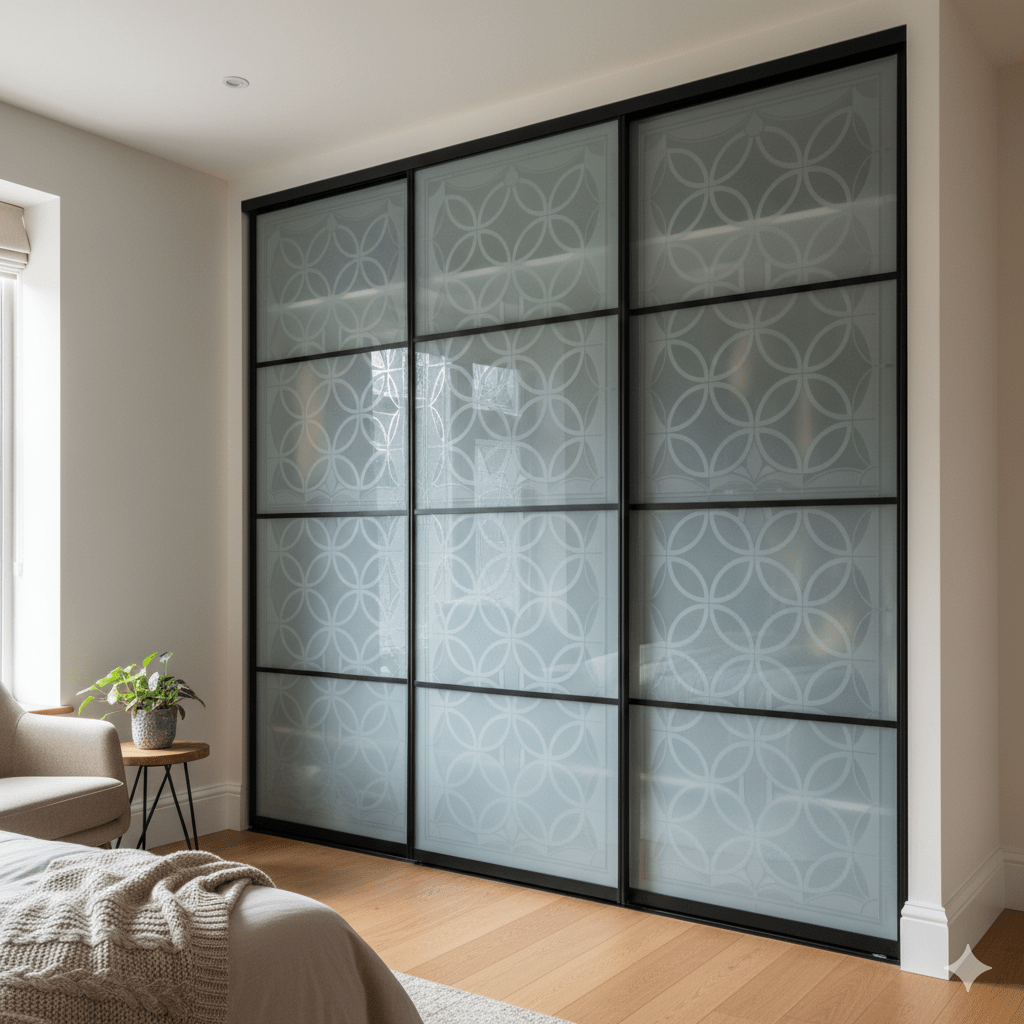patterned glass in Furniture Panels & Wardrobe Doors