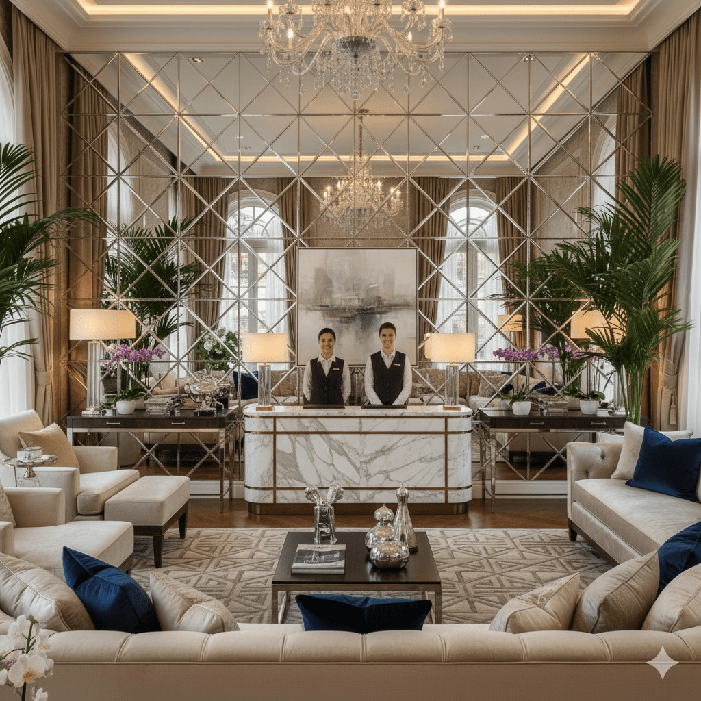 Hotel Lobbies & Reception Backdrops