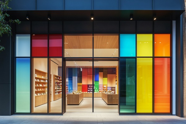 reflective glass Showrooms, Retail Fronts, and Shop Displays
